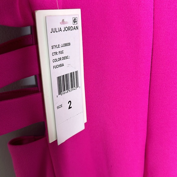 JULIA JORDAN Cutout Sheath Dress In Pink NWT Size 2 - Picture 6 of 6